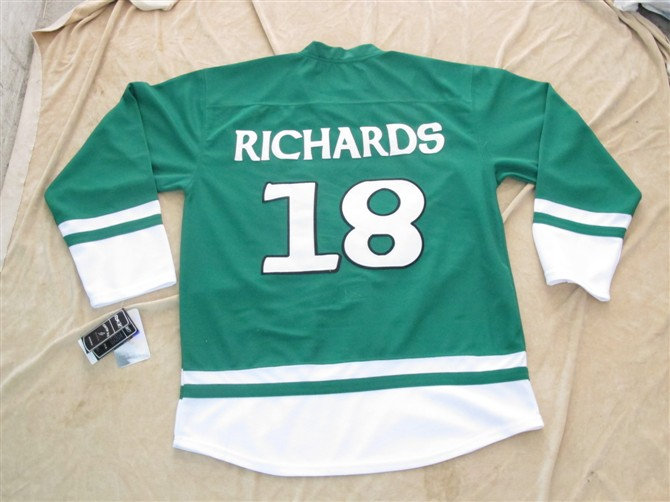 ST PARTYS DAY NHL Philadelphia Flyers 18 RICHARDS green ST PARTYS DAY NHL Philadelphia Flyers 18 RICHARDS green