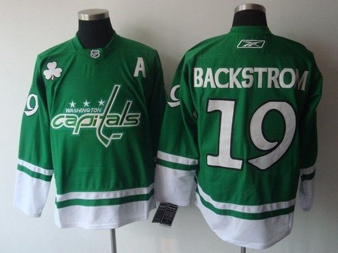 ST PARTYS DAY Washington Capitals 19 BACKSTROM green ST PARTYS DAY Washington Capitals 19 BACKSTROM green