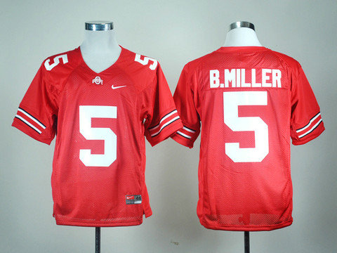 Nike Ohio State Buckeyes Baxton Miller 5 Red College Football Jerseys