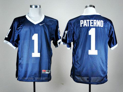Penn State Natty Lions 1# Joe Paterno Navy Blue Coah College Football NCAA Jerseys