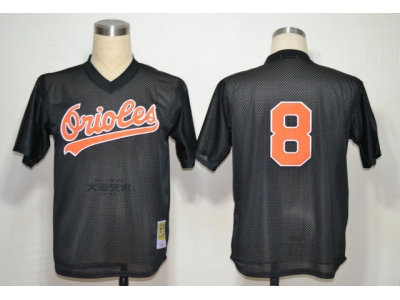 mlb jerseys baltimore orioles #8 ripken m&n black 1993