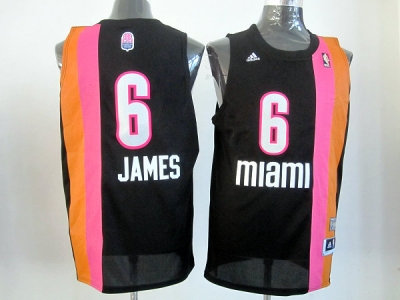 nba miami heat #6 james black-orange(2012 new)(miami) nba miami heat #6 james black-orange(2012 new)(miami)