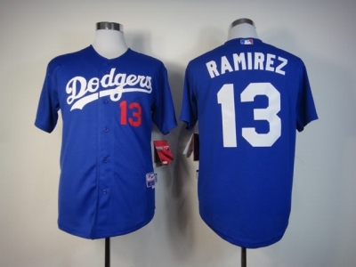 mlb jerseys los angeles dodgers #13 ramirez blue(ramirez)