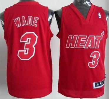 Miami Heat 3# Dwyane Wade Red Revolution 30 Swingman NBA Jersey Christmas Style Red Number Miami Heat 3# Dwyane Wade Red Revolution 30 Swingman NBA Jersey Christmas Style Red Number
