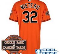 Baltimore Orioles 32# Matt Wieters Orange Cool Base MLB Jersey W 20th Anniversary Patch Baltimore Orioles 32# Matt Wieters Orange Cool Base MLB Jersey W 20th Anniversary Patch
