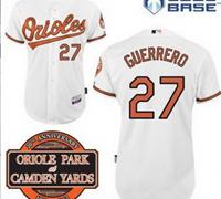 Baltimore Orioles 27# Vladimir Guerrero White Cool Base MLB Jersey W 20th Anniversary Patch Baltimore Orioles 27# Vladimir Guerrero White Cool Base MLB Jersey W 20th Anniversary Patch