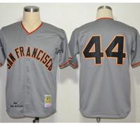 MLB Jerseys San Francisco Giants #44 Willie McCovey Grey M&N 1962