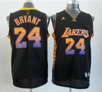 nba los angeles lakers #24 kobe bryant black(limited edition)