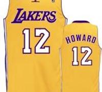 Los Angeles Lakers 12# Dwight Howard Yellow Swingman NBA Jerseys