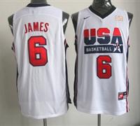 2012 usa jerseys #6 james white(Retro)
