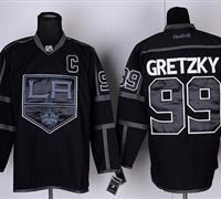 2012 premier black NHL Los Angeles Kings 99 GRETZKY jerseys