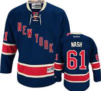 New York Rangers Rick Nash #61 Navy Blue Jersey New York Rangers Rick Nash #61 Navy Blue Jersey