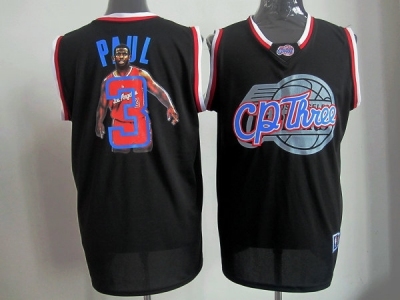 nba los angeles clippers #3 paul black(limited edition)