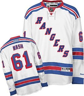 New York Rangers Rick Nash #61 white Jersey New York Rangers Rick Nash #61 white Jersey