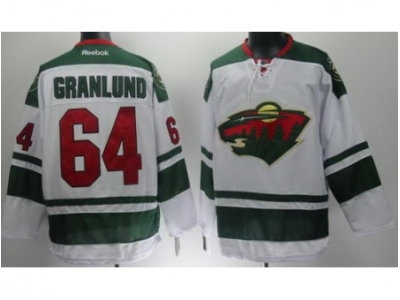NHL Minnesota Wild #64 Mikael Granlund White Jerseys NHL Minnesota Wild #64 Mikael Granlund White Jerseys