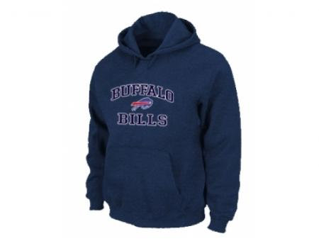 Buffalo Bills Heart & Soul Pullover Hoodie D.Blue