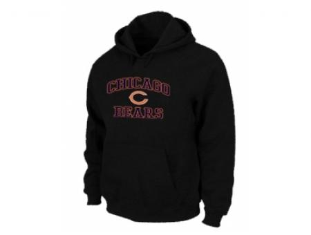 Chicago Bears Heart & Soul Pullover Hoodie Black