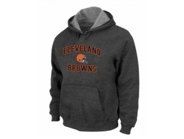 Cleveland Browns Heart & Soul Pullover Hoodie D.GREY