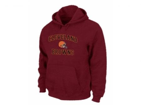 Cleveland Browns Heart & Soul Pullover Hoodie Red Cleveland Browns Heart & Soul Pullover Hoodie Red