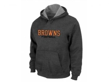 Cleveland Browns Authentic font Pullover Hoodie D.Grey Cleveland Browns Authentic font Pullover Hoodie D.Grey