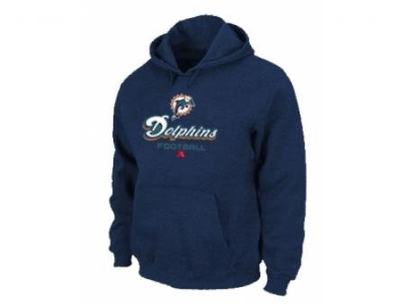 Miami Dolphins Critical Victory Pullover Hoodie D.Blue