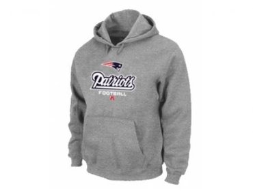 New England Patriots Critical Victory Pullover Hoodie Grey