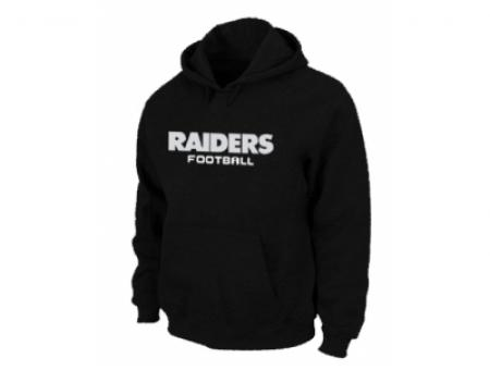 Oakland Raiders Authentic font Pullover Hoodie Black Oakland Raiders Authentic font Pullover Hoodie Black