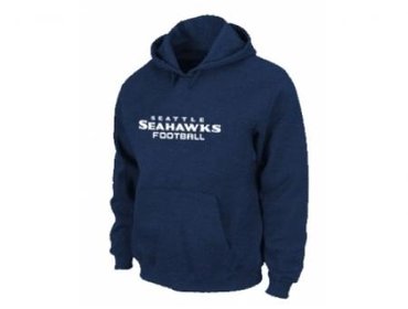 Seattle Seahawks Authentic font Pullover Hoodie D.Blue Seattle Seahawks Authentic font Pullover Hoodie D.Blue