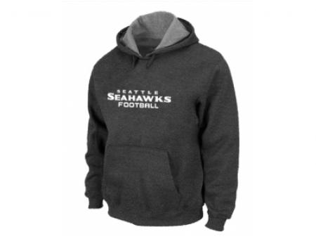 Seattle Seahawks Authentic font Pullover Hoodie D.Grey Seattle Seahawks Authentic font Pullover Hoodie D.Grey
