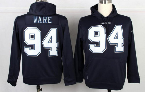 Dallas Cowboys #94 DeMarcus Ware Pullover Hoodie Black