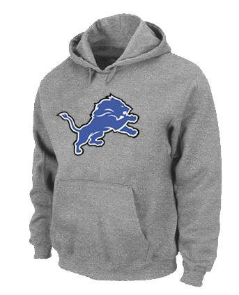 Detroit Lions Logo Pullover Hoodie Grey