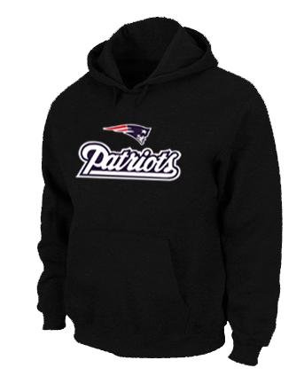 New England Patriots Authentic Logo Pullover Hoodie Black New England Patriots Authentic Logo Pullover Hoodie Black