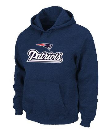 New England Patriots Authentic Logo Pullover Hoodie D.Blue New England Patriots Authentic Logo Pullover Hoodie D.Blue