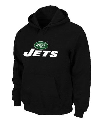 New York Jets Authentic Logo Pullover Hoodie Black New York Jets Authentic Logo Pullover Hoodie Black