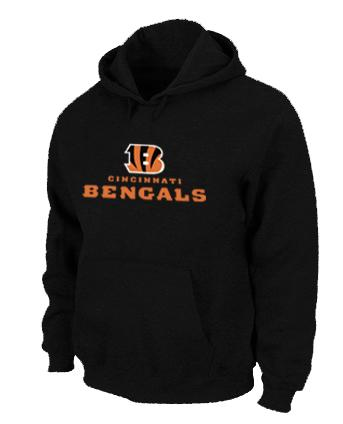 Cincinnati Bengals Authentic Logo Pullover Hoodie Black Cincinnati Bengals Authentic Logo Pullover Hoodie Black