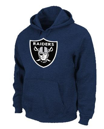 Oakland Raiders Logo Pullover Hoodie D.Blue Oakland Raiders Logo Pullover Hoodie D.Blue