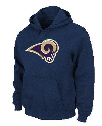 Los Angeles Rams Logo Pullover Hoodie D.Blue Los Angeles Rams Logo Pullover Hoodie D.Blue