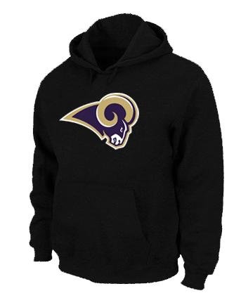 Los Angeles Rams Logo Pullover Hoodie black Los Angeles Rams Logo Pullover Hoodie black