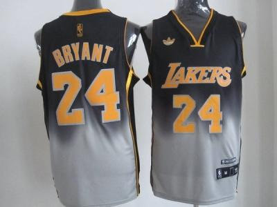 nba los angeles lakers #24 kobe bryant grey-black jerseys nba los angeles lakers #24 kobe bryant grey-black jerseys