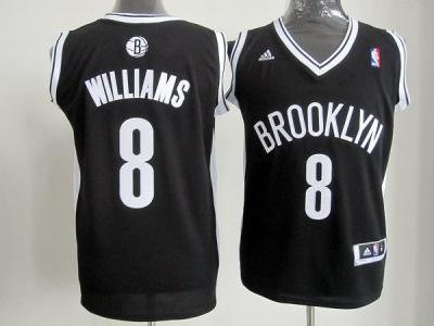 NBA NEW Jersey Nets #8 Williams Full Black Jerseys