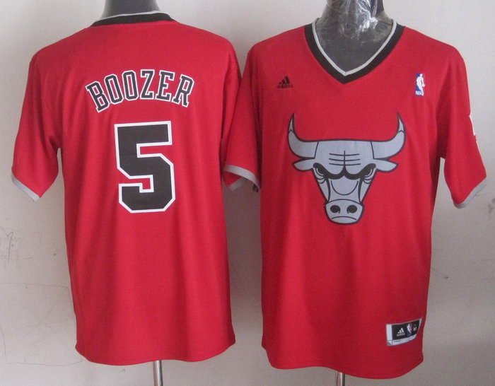 Chicago Bulls #5 Carlos Boozer Red 2013 Christmas Day Swingman Stitched NBA Jerseys