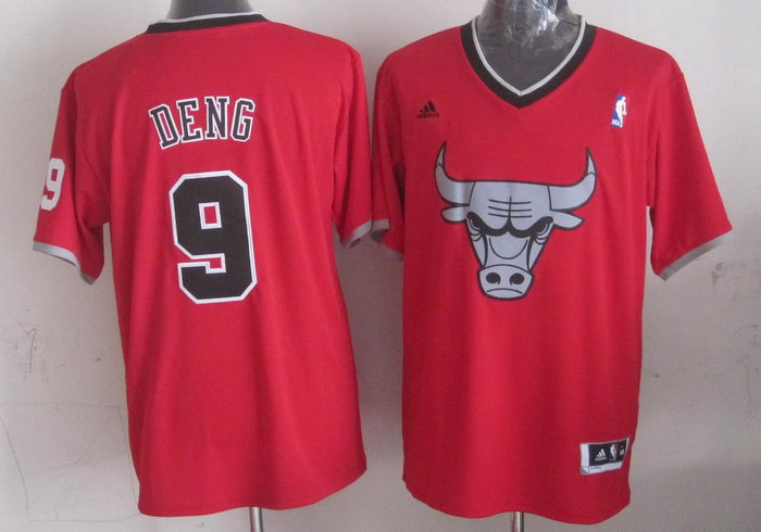 Chicago Bulls #9 Deng Red 2013 Christmas Day Swingman Stitched NBA Jerseys