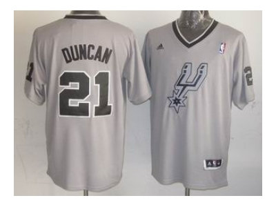 nba san antonio spurs #21 tim duncan grey(2013 Christmas edition)