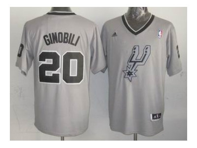nba san antonio spurs #20 ginobili grey(2013 Christmas edition)