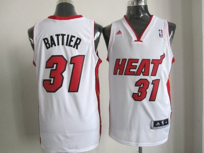 nba miami heat #31 battier white(revolution 30 swingman) nba miami heat #31 battier white(revolution 30 swingman)