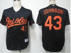 Baltimore Orioles 43 Johnson Black MLB Jerseys Baltimore Orioles 43 Johnson Black MLB Jerseys