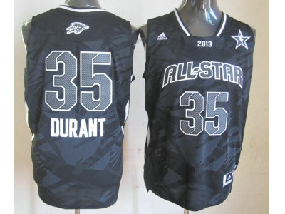 2013 nba all star oklahoma city thunder #35 kevin durant grey jerseys