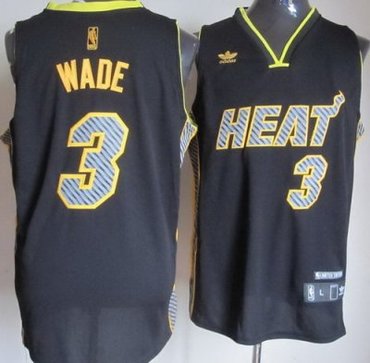 NBA Jerseys Miami Heat #3 wade black(2013 new)