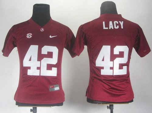 Women Alabama Crimson Tide 42 Eddie Lacy Red College Football NCAA Jersey Women Alabama Crimson Tide 42 Eddie Lacy Red College Football NCAA Jersey