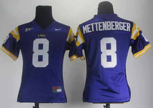 Women NEW LSU Tigers Zach Mettenberger 8 Purple College Football Jersey Women NEW LSU Tigers Zach Mettenberger 8 Purple College Football Jersey